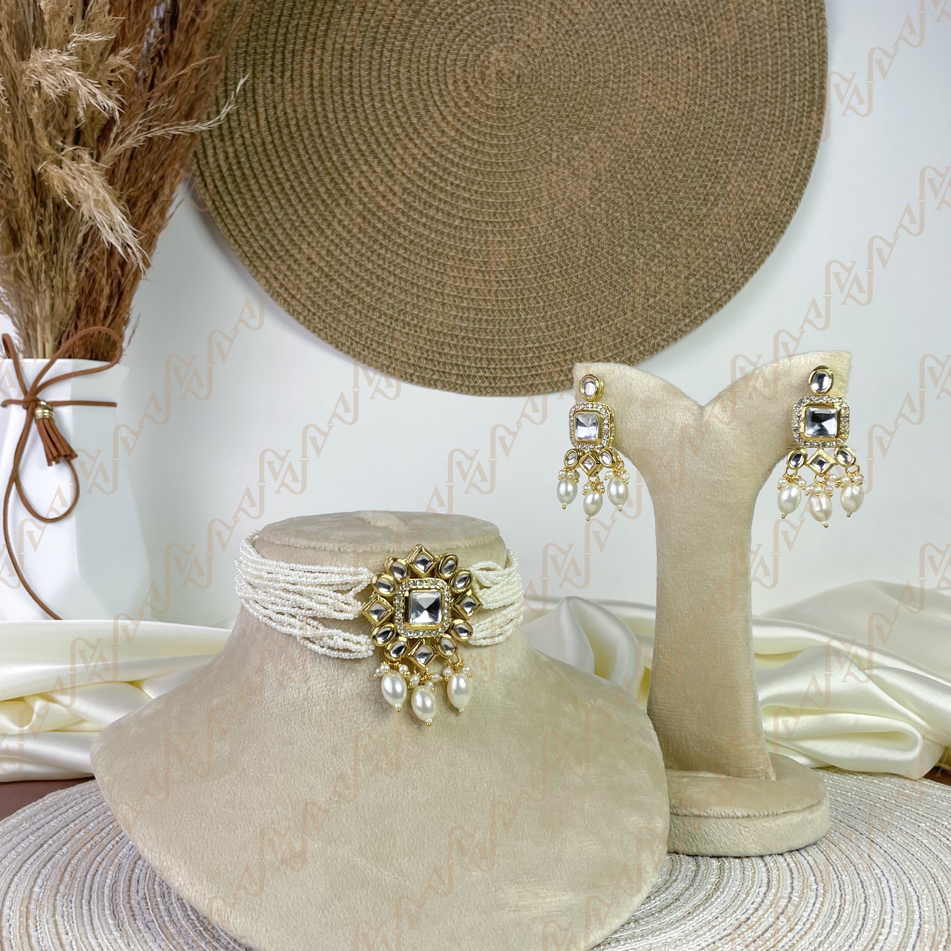 Blossom Crown Kundan Choker Set