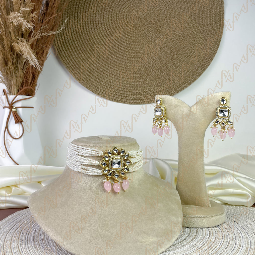 Blossom Crown Kundan Choker Set