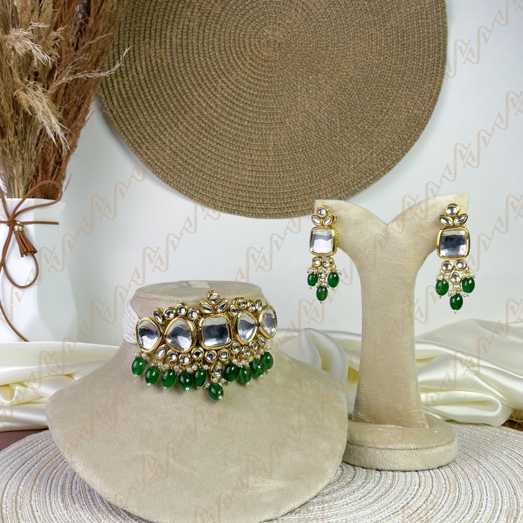Majestic Glow Kundan Choker Set