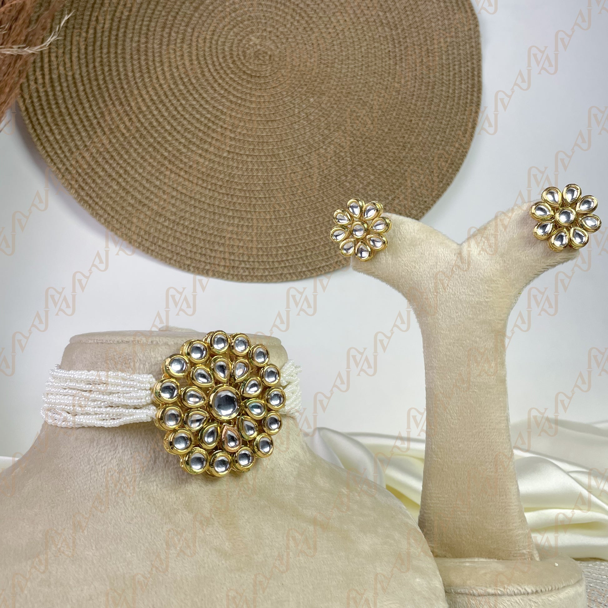 Dazzle Bloom Kundan Choker Set