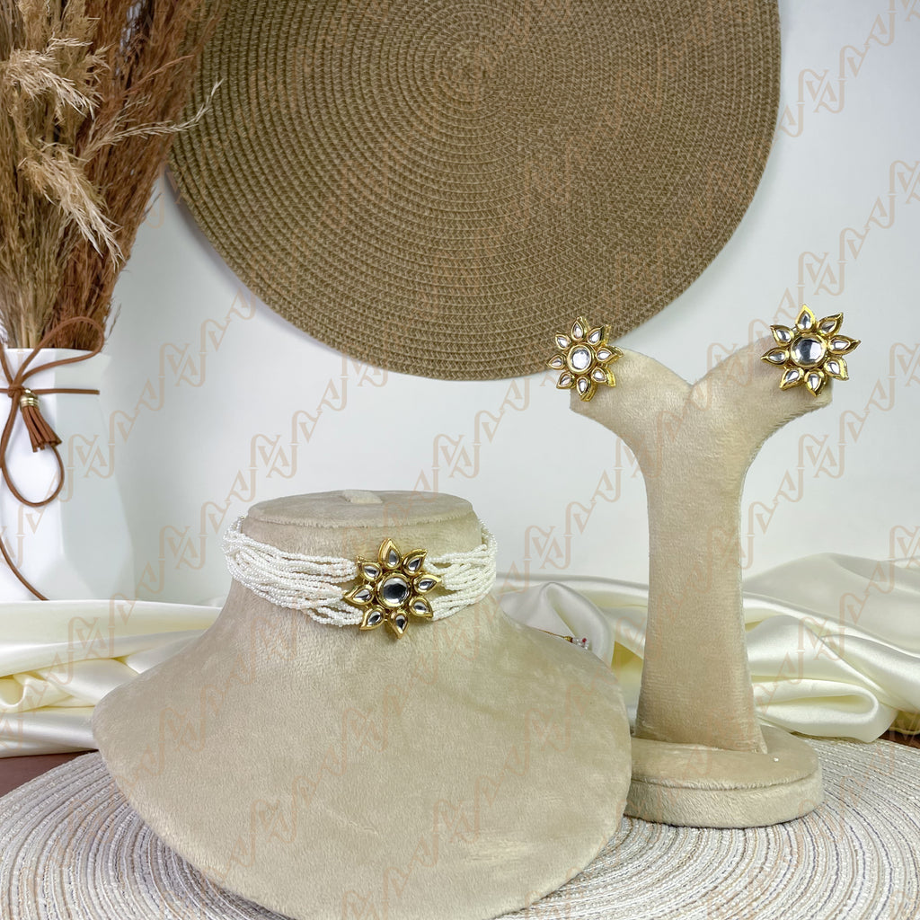 Dream Pearl Kundan Choker Set