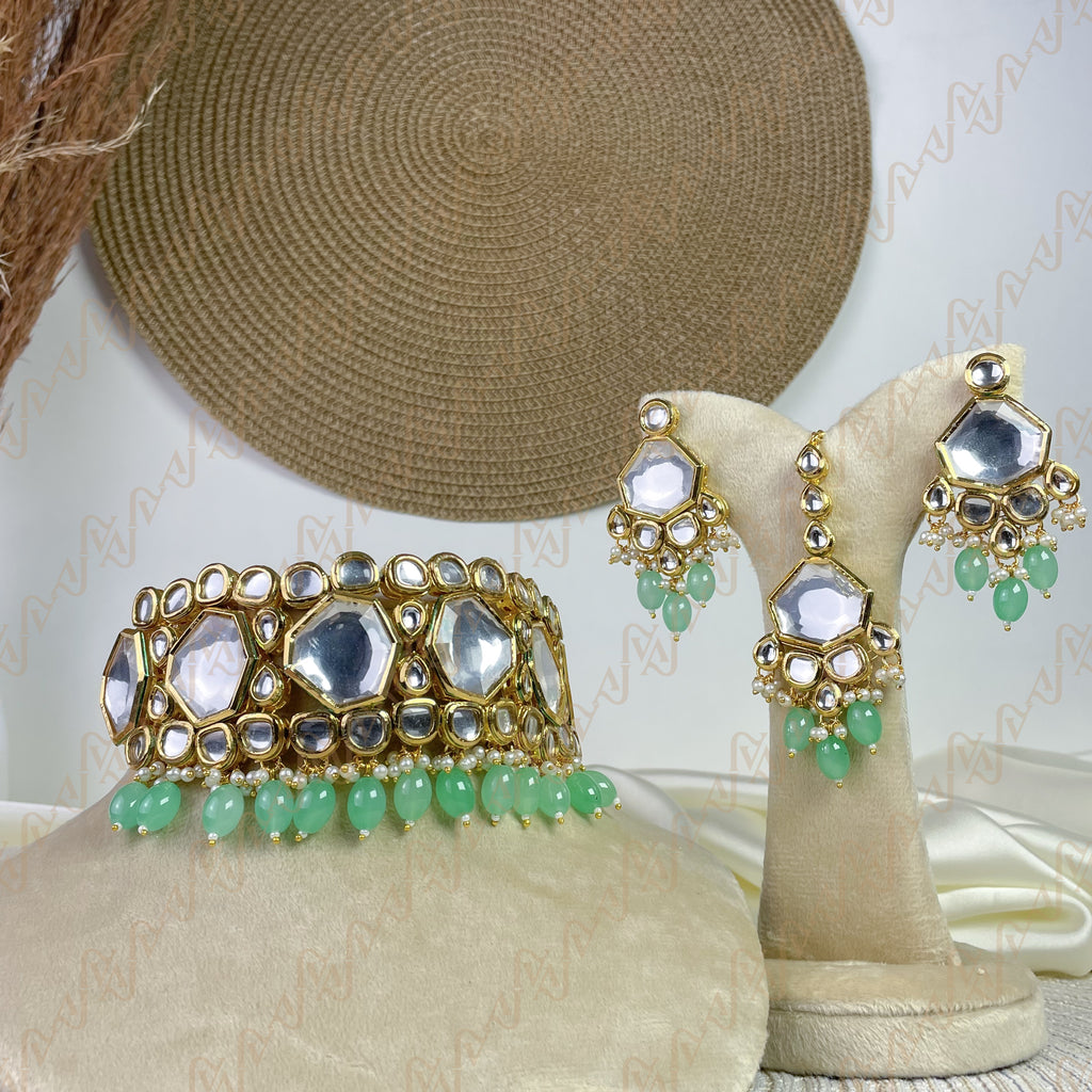 Eternal Blossom Kundan Choker Set