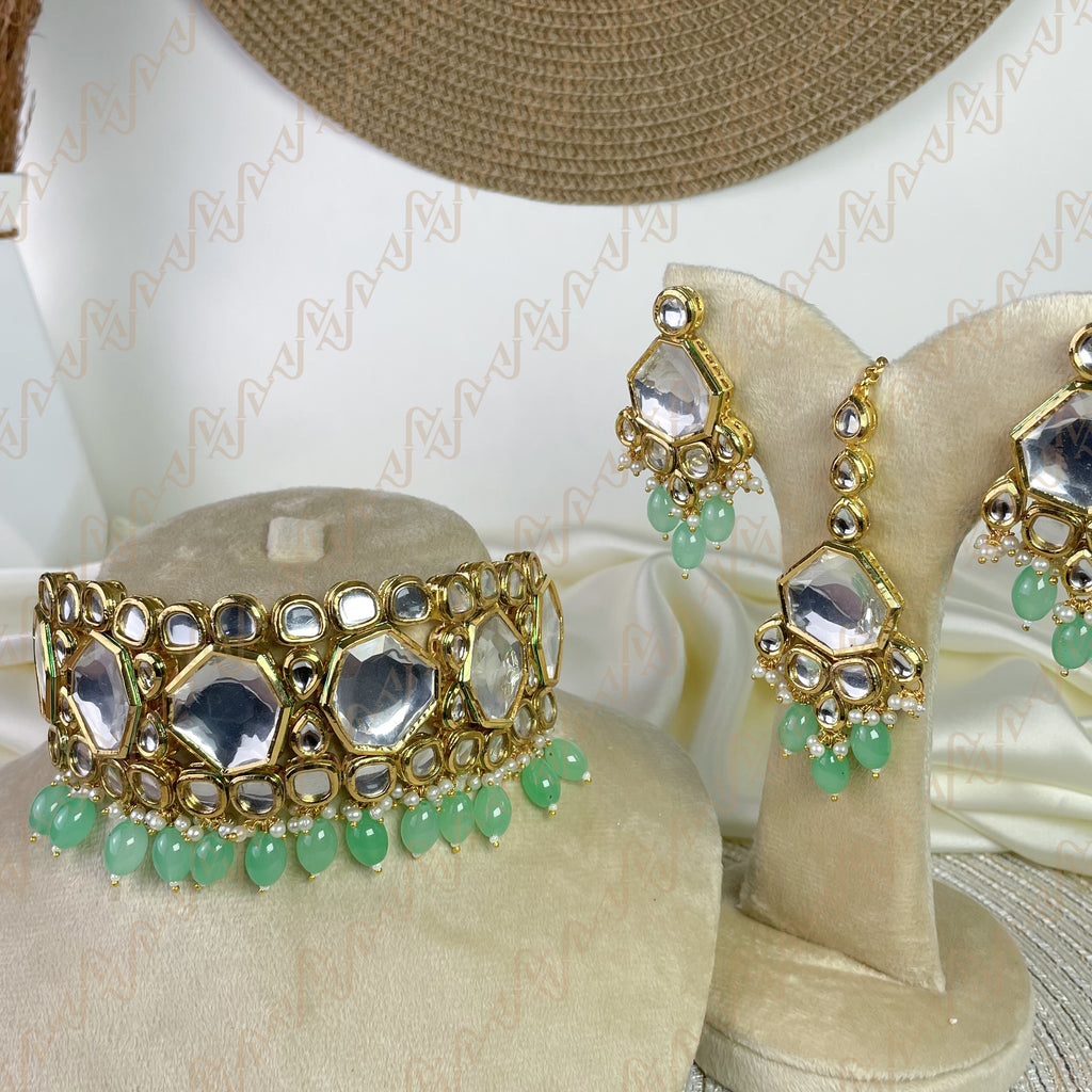 Eternal Blossom Kundan Choker Set