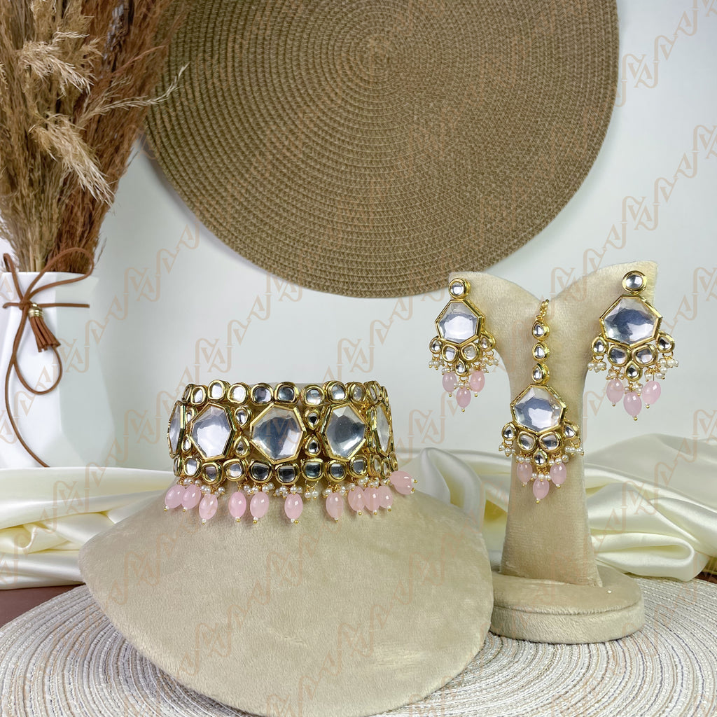 Eternal Blossom Kundan Choker Set