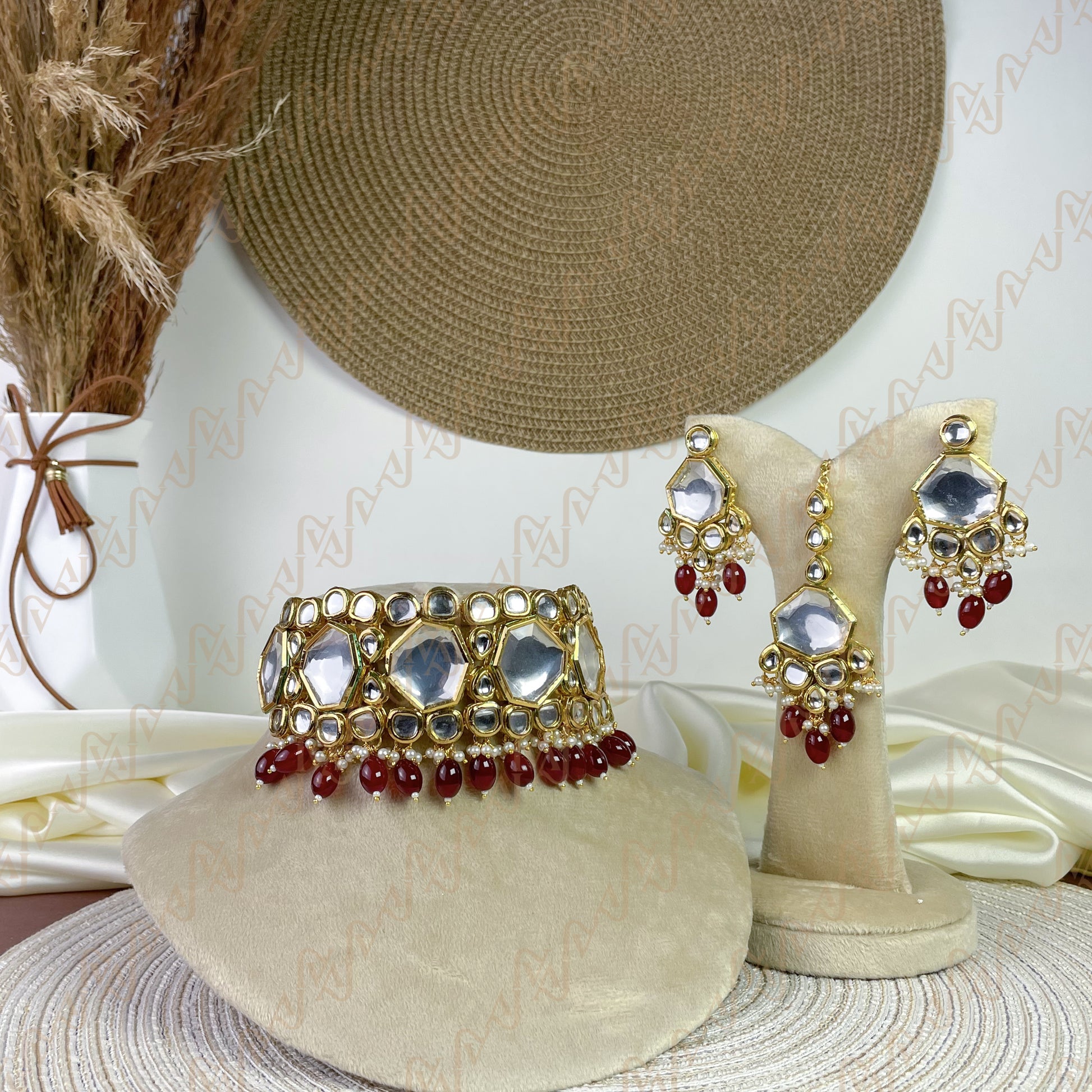 Eternal Blossom Kundan Choker Set