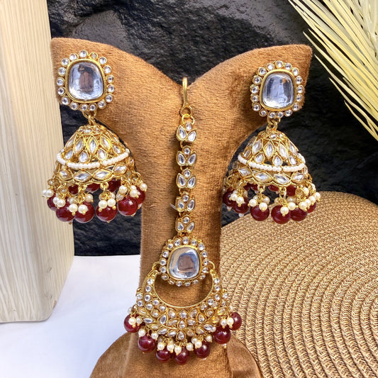SCARLET RADIANCE KUNDAN