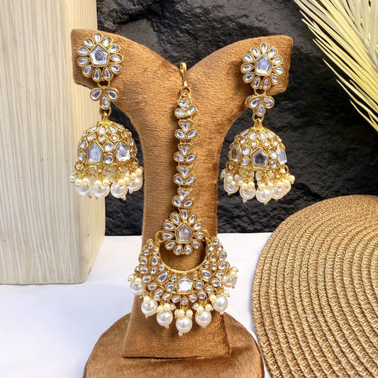 IVORY HALO KUNDAN
