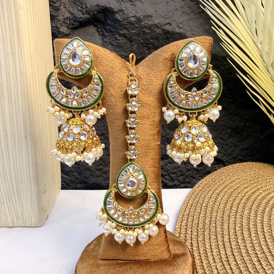 PEARL CRESCENT KUNDAN