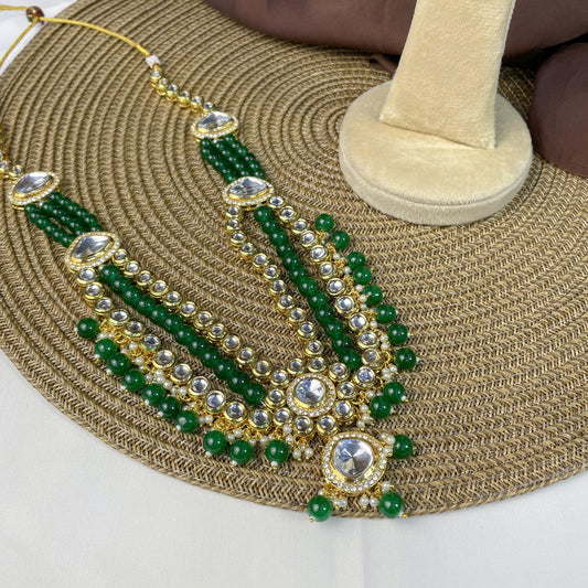 VERDANT TRIPLE EMERALD LUXE MALA