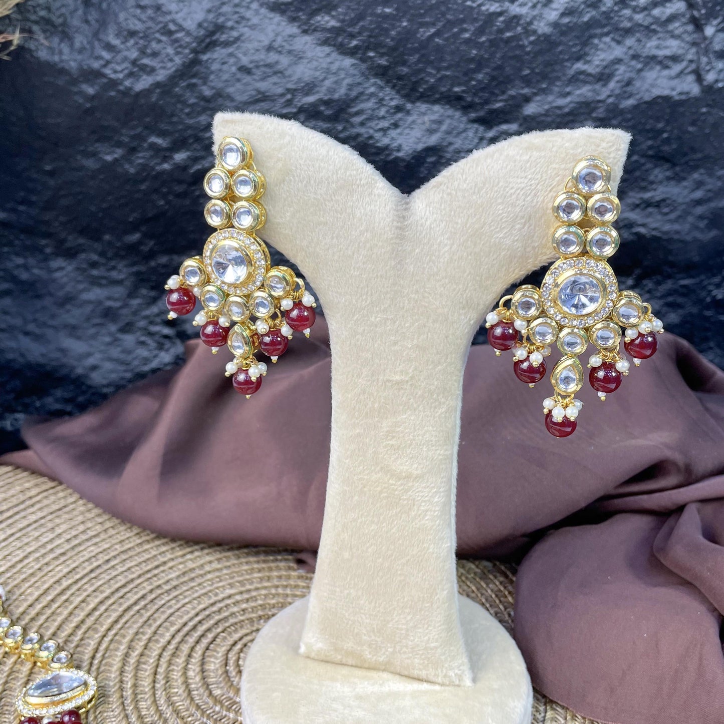 CRIMSON TRIPLE ROYAL HARAM MALA