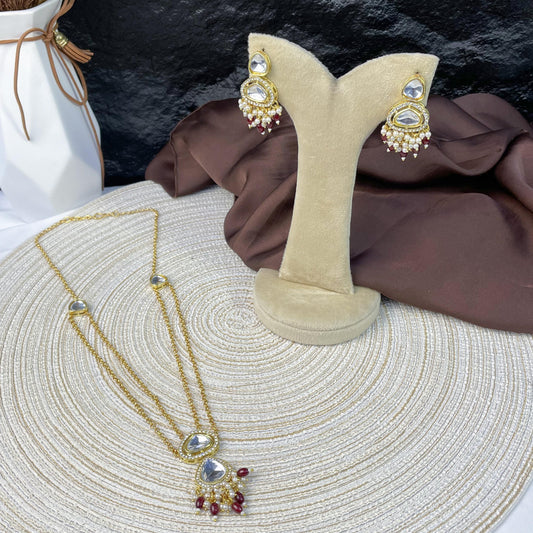 RUBY DROP SOLITAIRE MALA