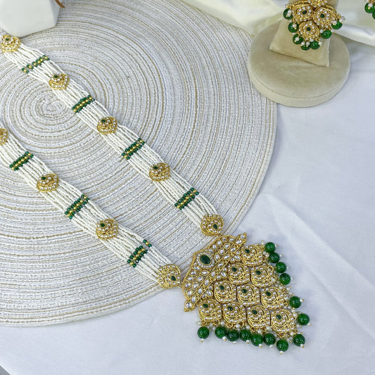 EMERALD GLORY FILIGREE MALA