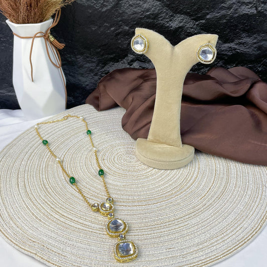VERDANT TRI LINK KUNDAN MALA
