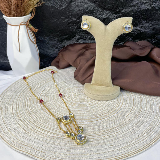 RUBY TIERED BLOSSOM MALA