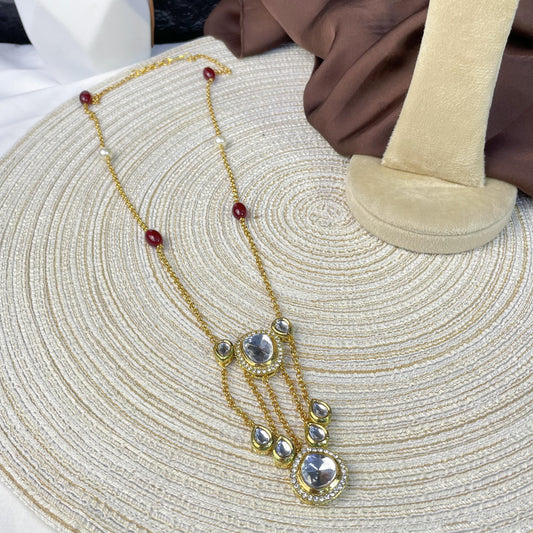 RUBY TIERED BLOSSOM MALA