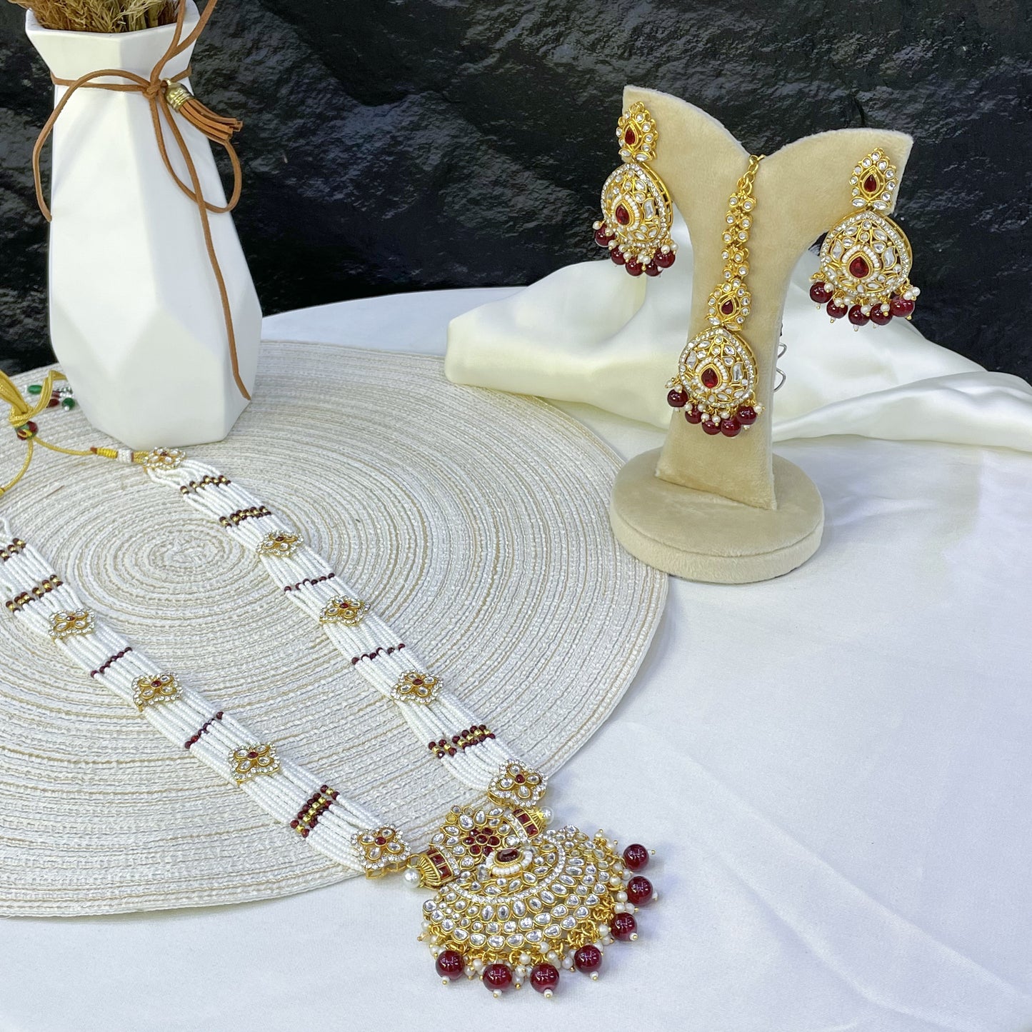 RUBY CRIMSON REGALIA MALA