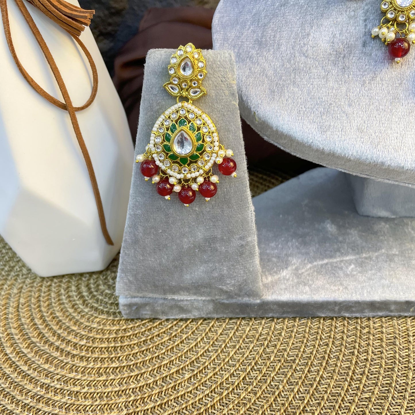 MAJESTIC MANDALA PEARL-STRAND KUNDAN NECKLACES