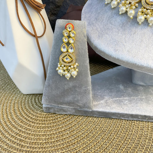 ELITE TEARDROP FILIGREE KUNDAN NECKLACES