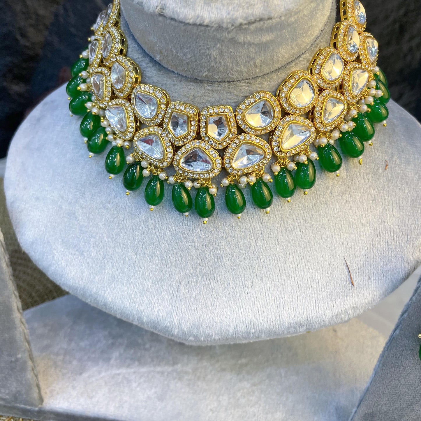 ETHEREAL LOTUS PETAL KUNDAN NECKLACES