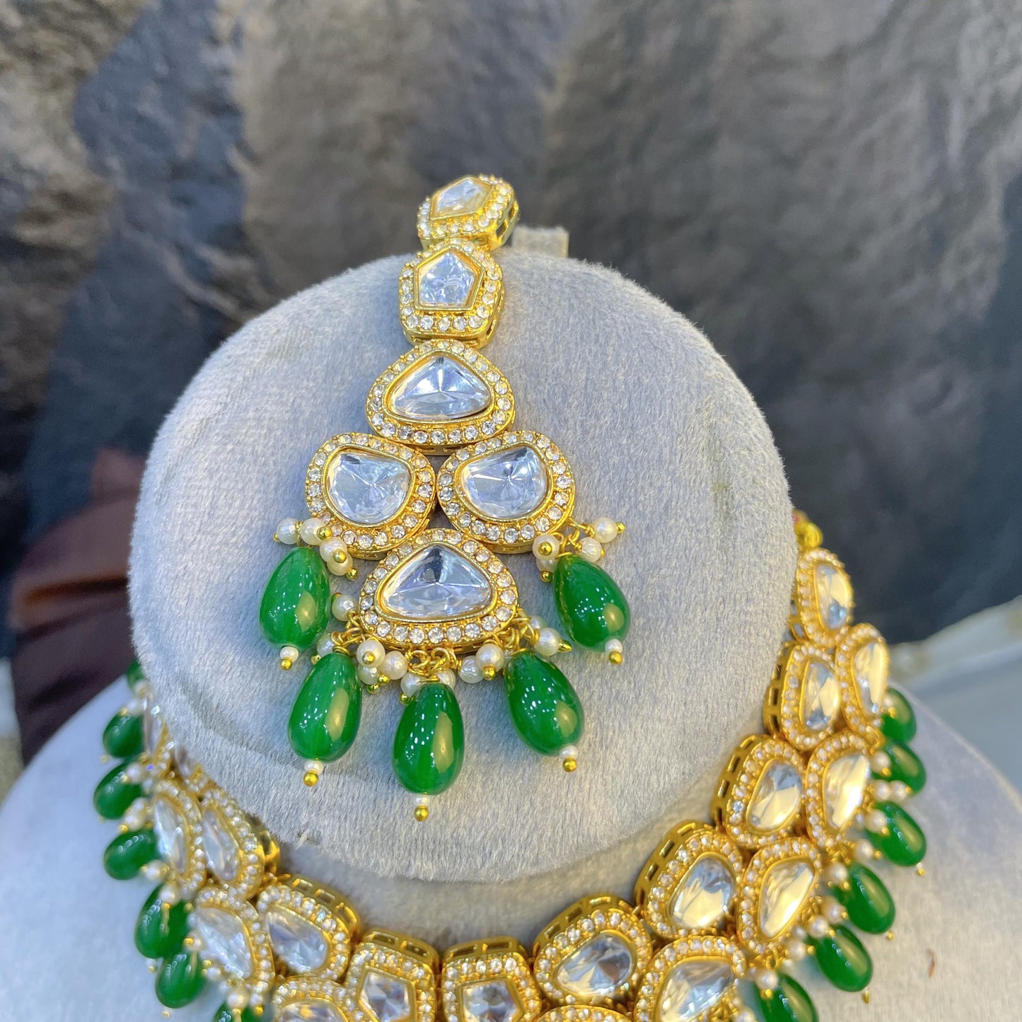 ETHEREAL LOTUS PETAL KUNDAN NECKLACES