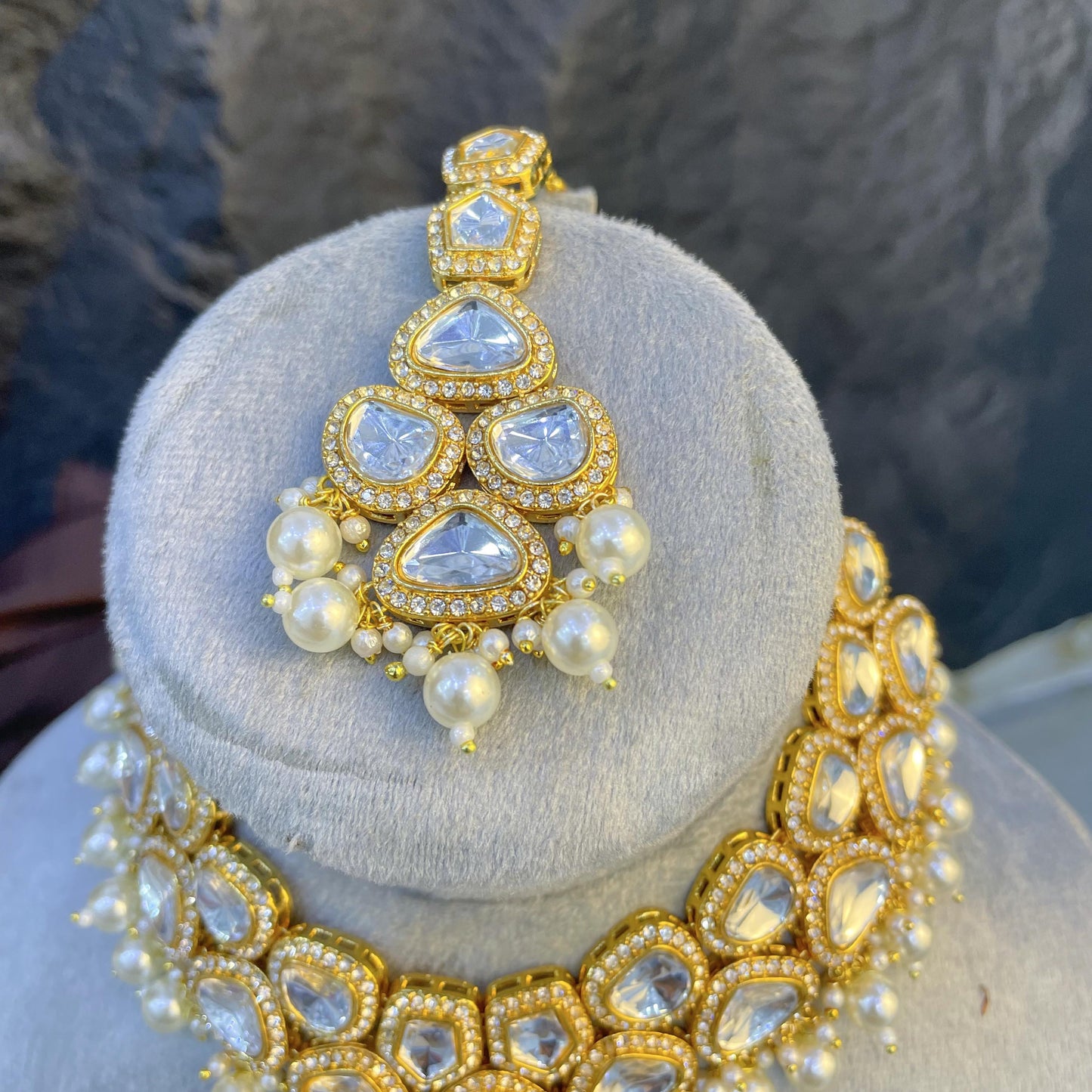 ETHEREAL LOTUS PETAL KUNDAN NECKLACES