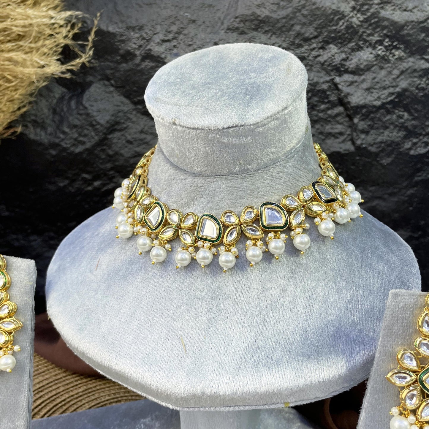 ETHEREAL FLORAL CHAKRA KUNDAN NECKLACES