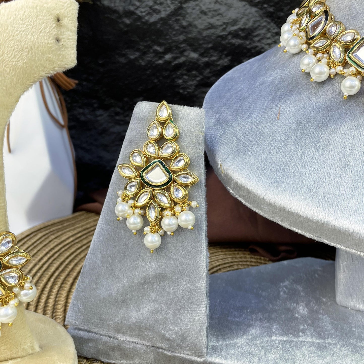 ETHEREAL FLORAL CHAKRA KUNDAN NECKLACES