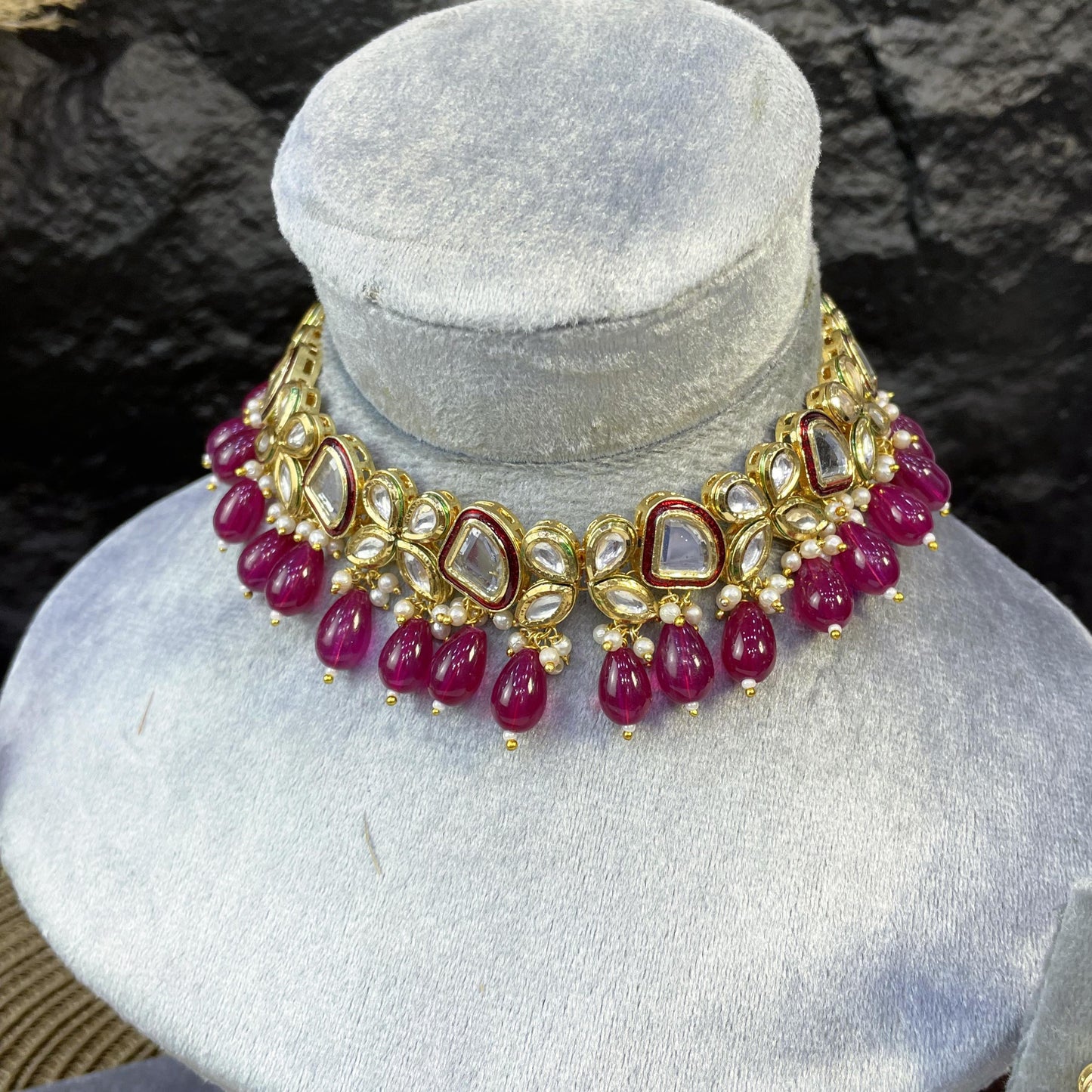 ETHEREAL FLORAL CHAKRA KUNDAN NECKLACES