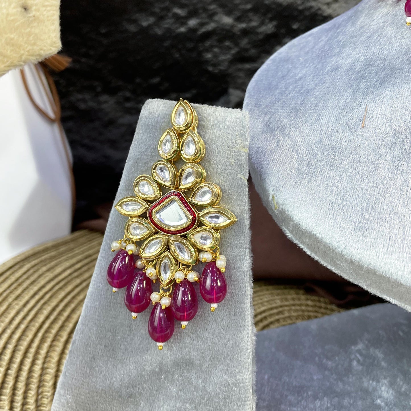 ETHEREAL FLORAL CHAKRA KUNDAN NECKLACES