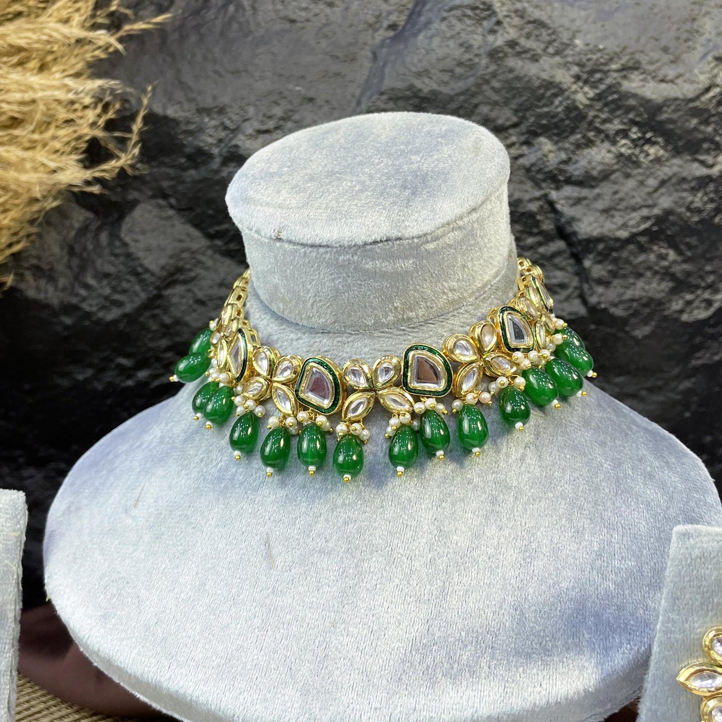 ETHEREAL FLORAL CHAKRA KUNDAN NECKLACES