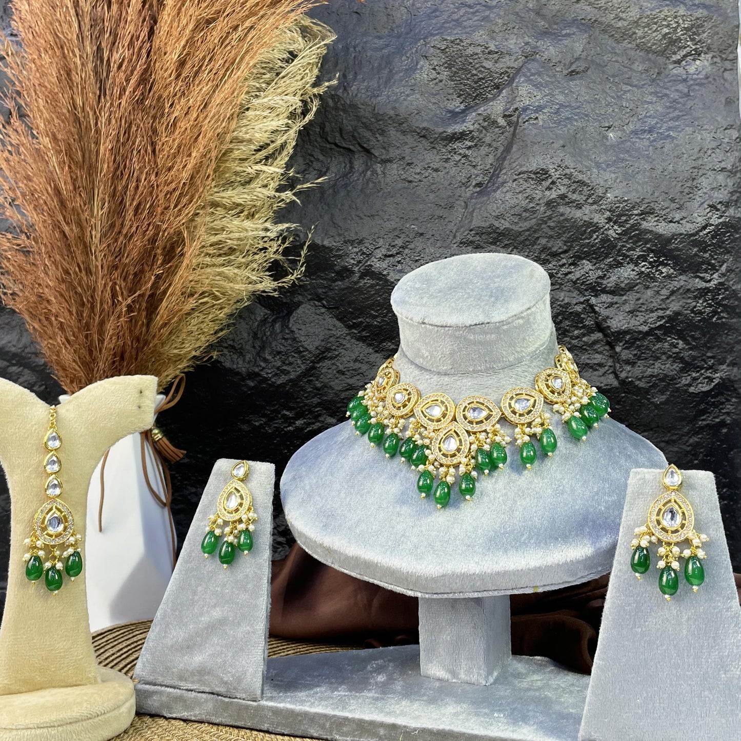 ETHEREAL CHAKRA PETAL KUNDAN NECKLACES