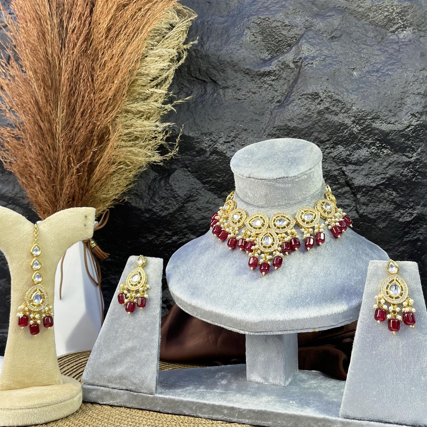 ETHEREAL CHAKRA PETAL KUNDAN NECKLACES