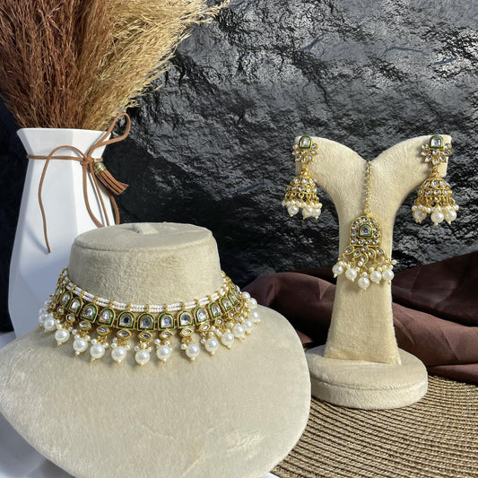 SHIKHAR CHOKER KUNDAN NECKLACES
