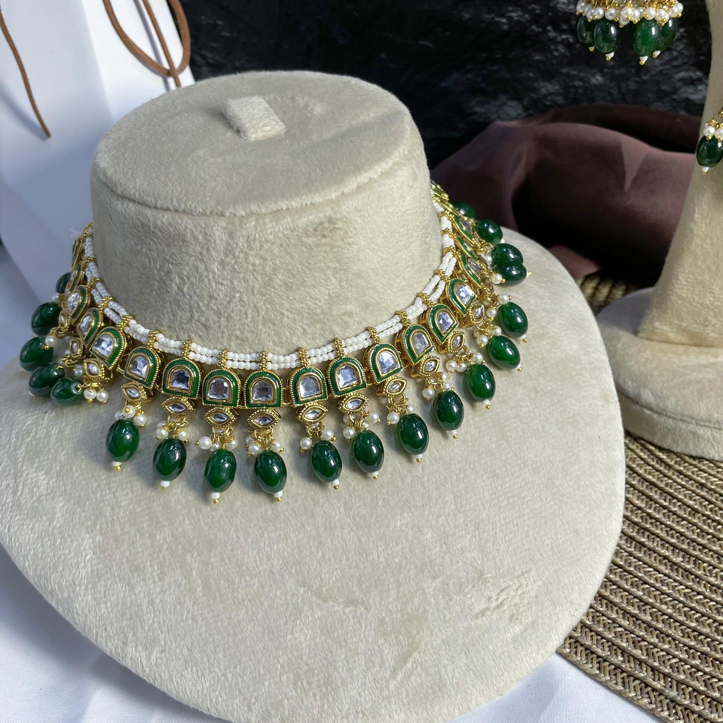 SHIKHAR CHOKER KUNDAN NECKLACES
