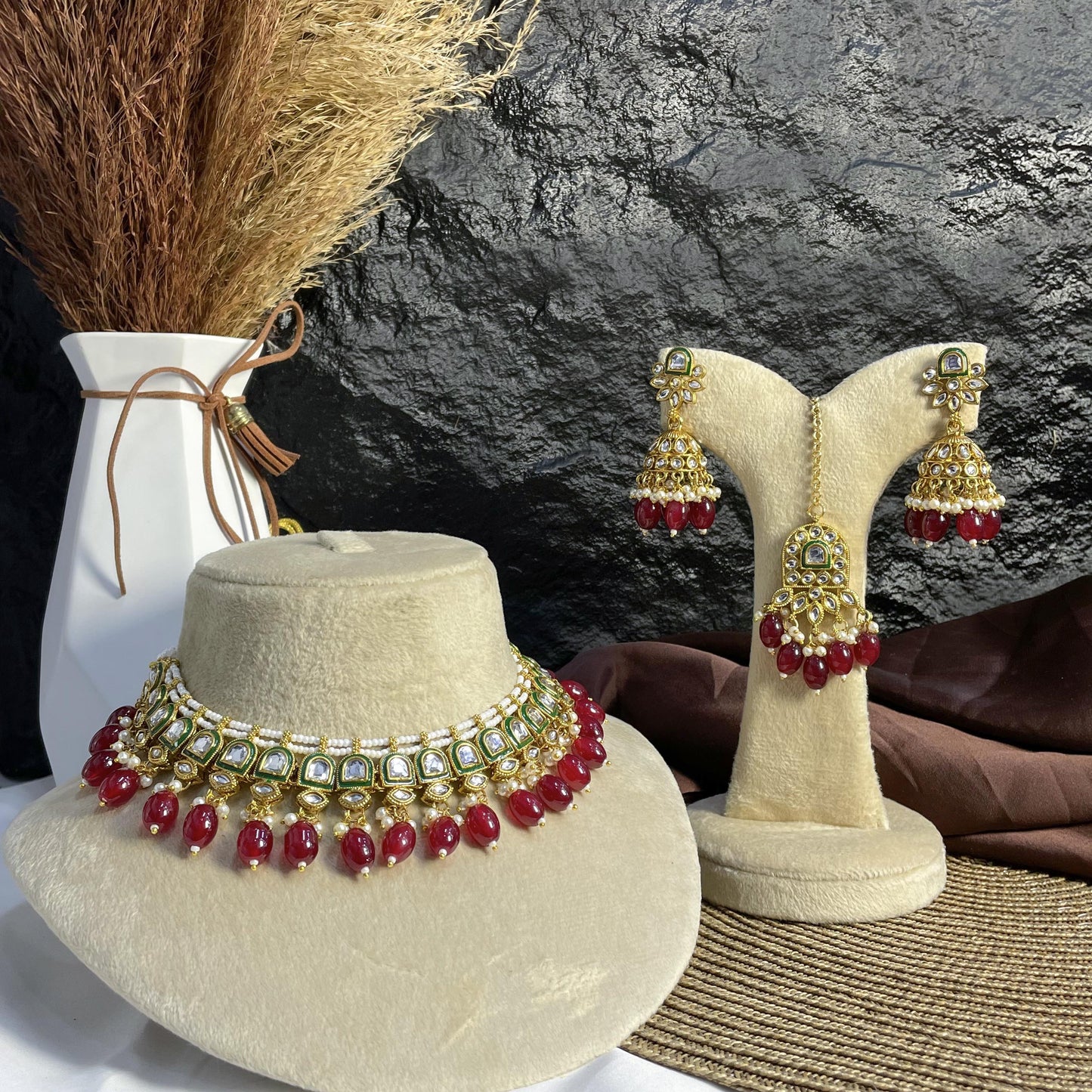 SHIKHAR CHOKER KUNDAN NECKLACES
