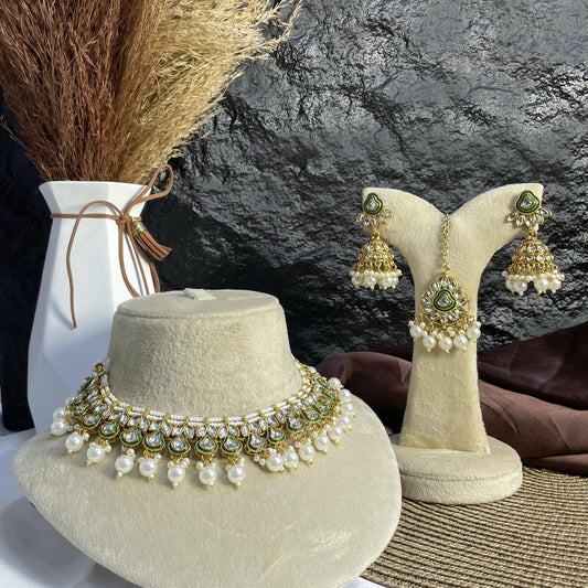 ELITE MANDALA DROP KUNDAN NECKLACES