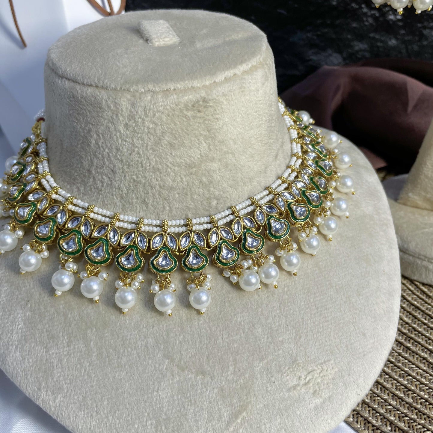ELITE MANDALA DROP KUNDAN NECKLACES