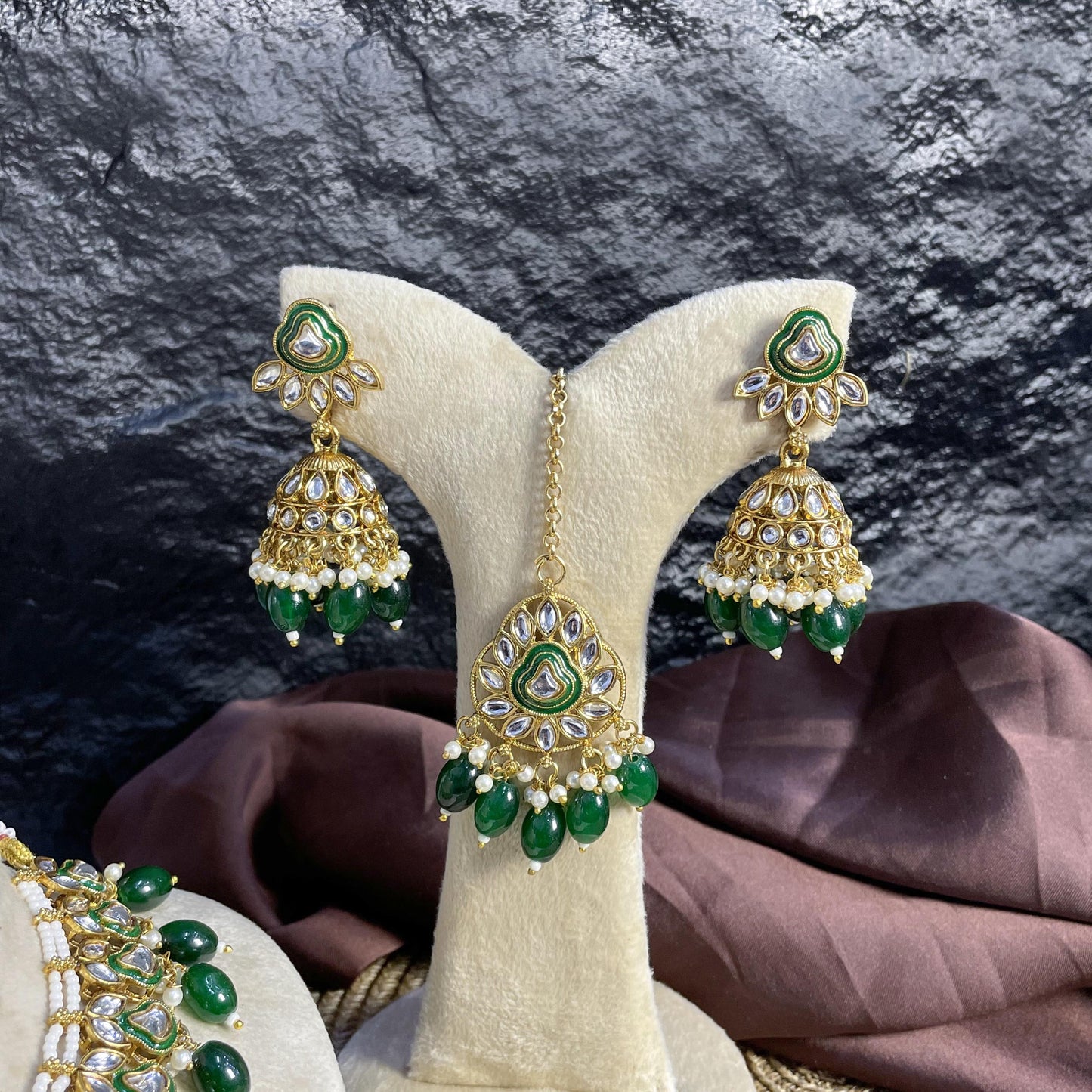ELITE MANDALA DROP KUNDAN NECKLACES