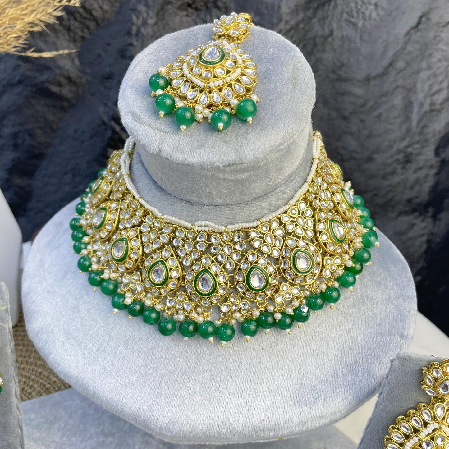 ETHEREAL FLORAL BLOOM KUNDAN NECKLACES