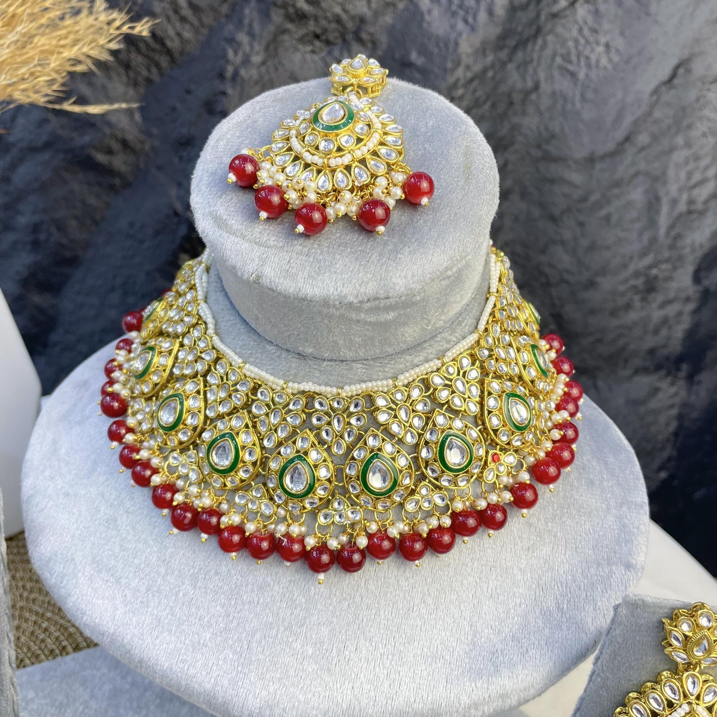 ETHEREAL FLORAL BLOOM KUNDAN NECKLACES