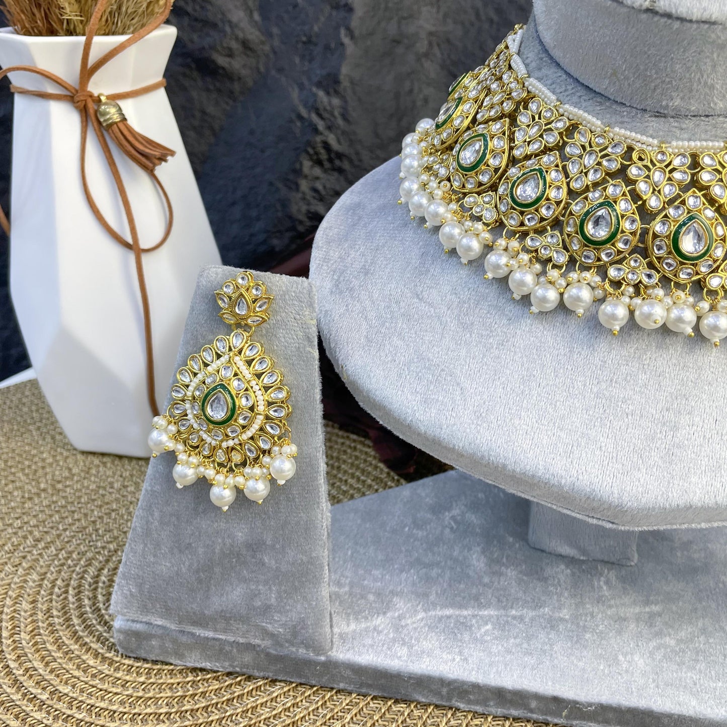 ETHEREAL FLORAL BLOOM KUNDAN NECKLACES