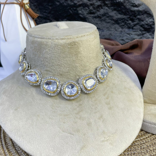 CELESTIAL LOTUS BLOOM KUNDAN NECKLACES