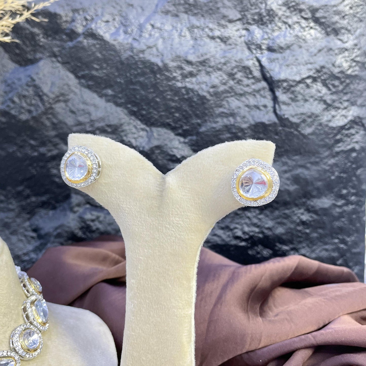 CELESTIAL LOTUS BLOOM KUNDAN NECKLACES