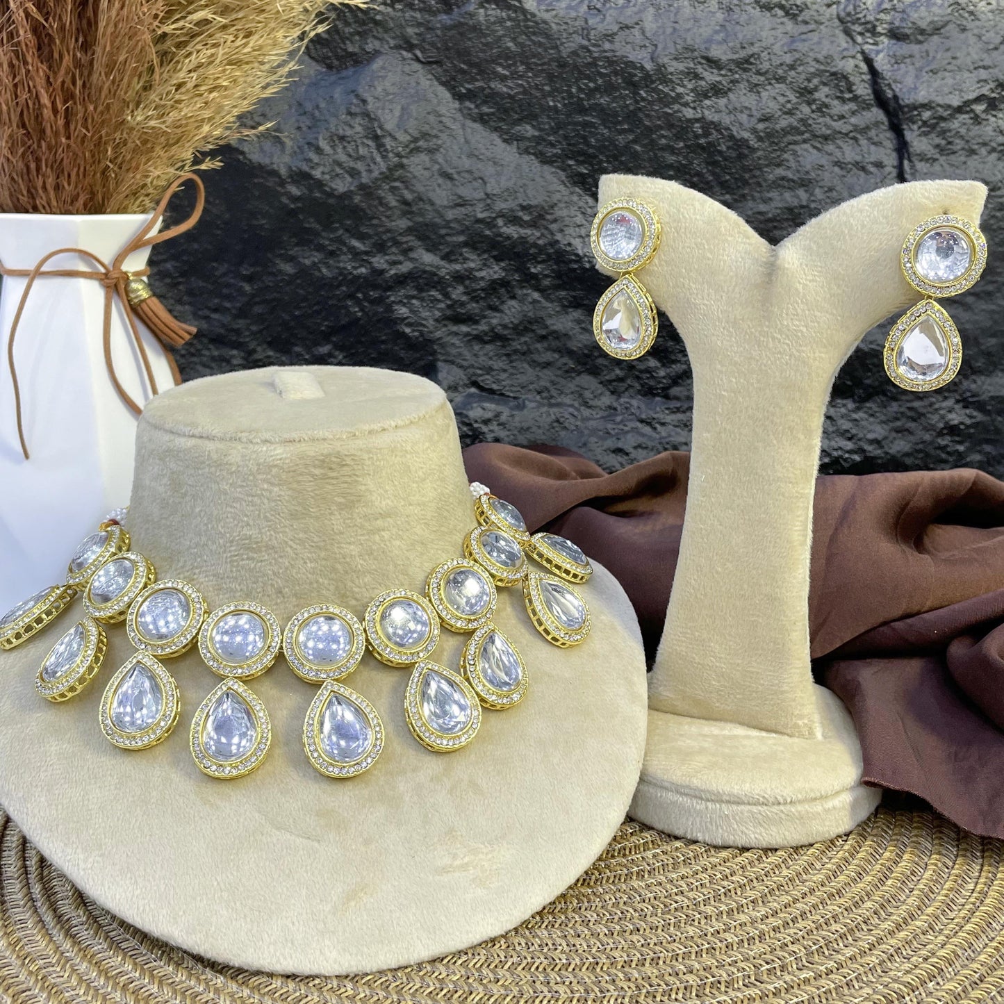 NIZAM MULTI-MEDALLION KUNDAN NECKLACES