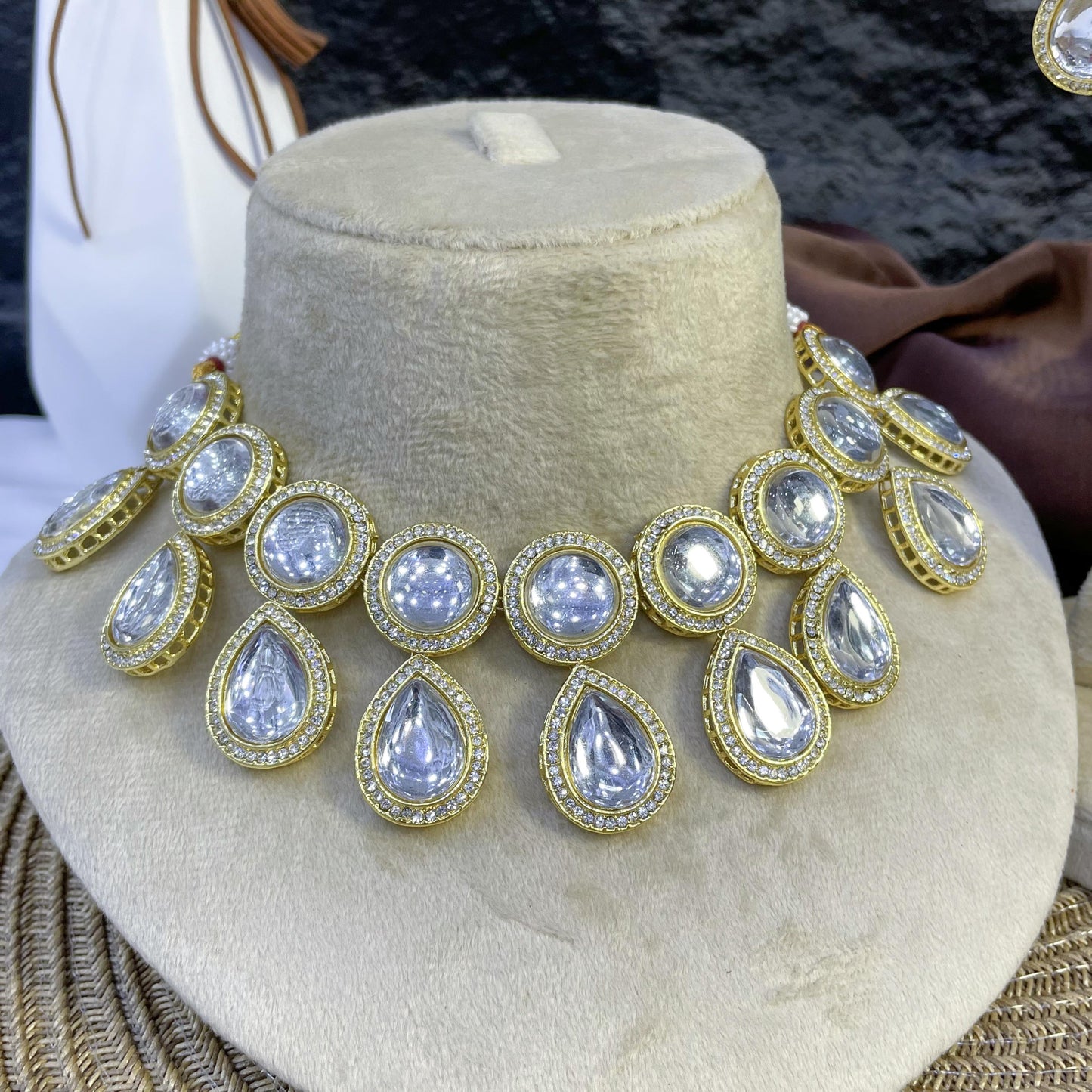 NIZAM MULTI-MEDALLION KUNDAN NECKLACES