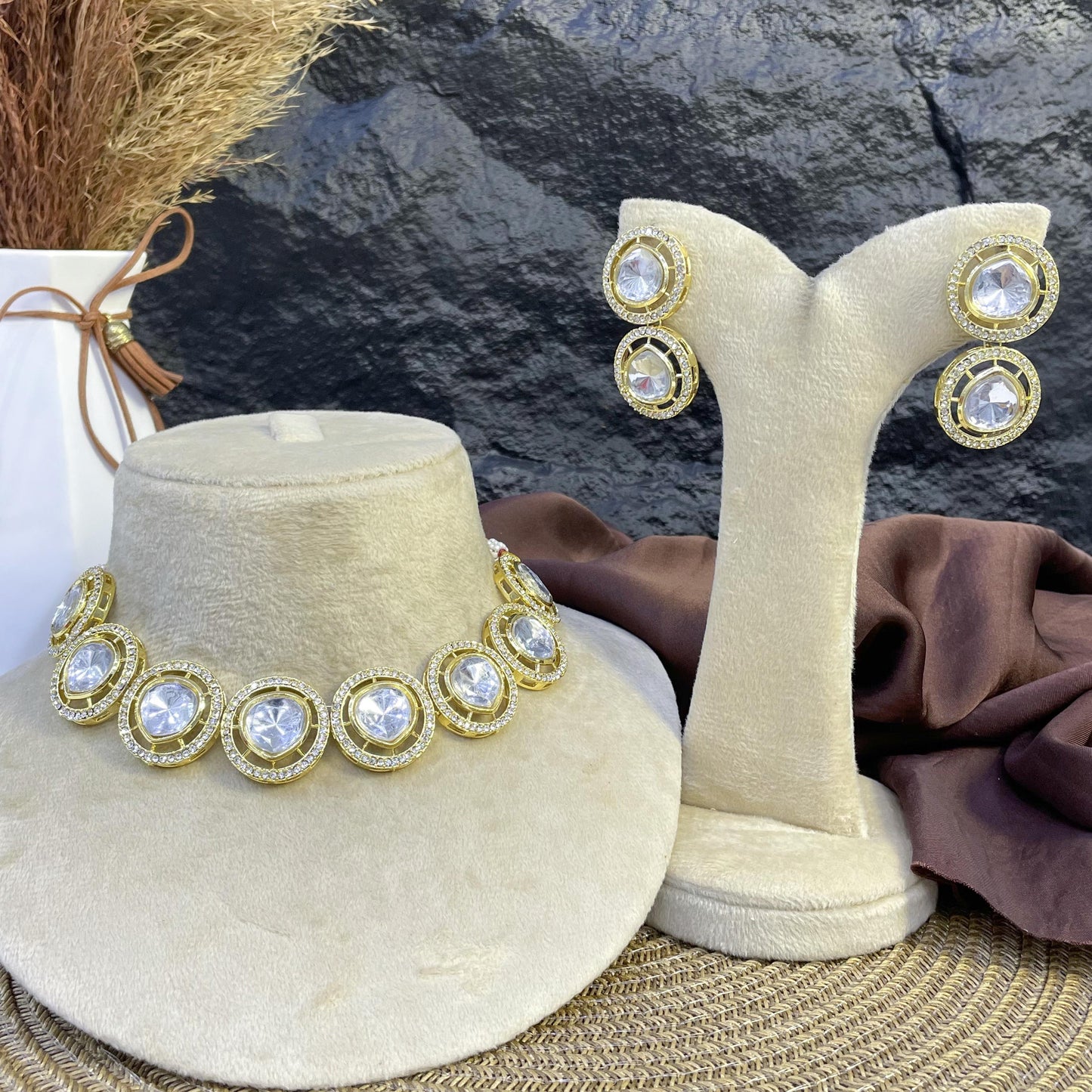 ROYAL CHAKRA PETAL KUNDAN NECKLACES