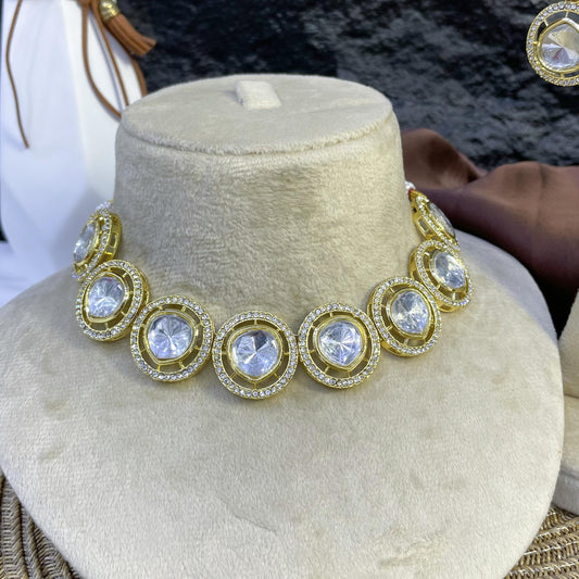 ROYAL CHAKRA PETAL KUNDAN NECKLACES