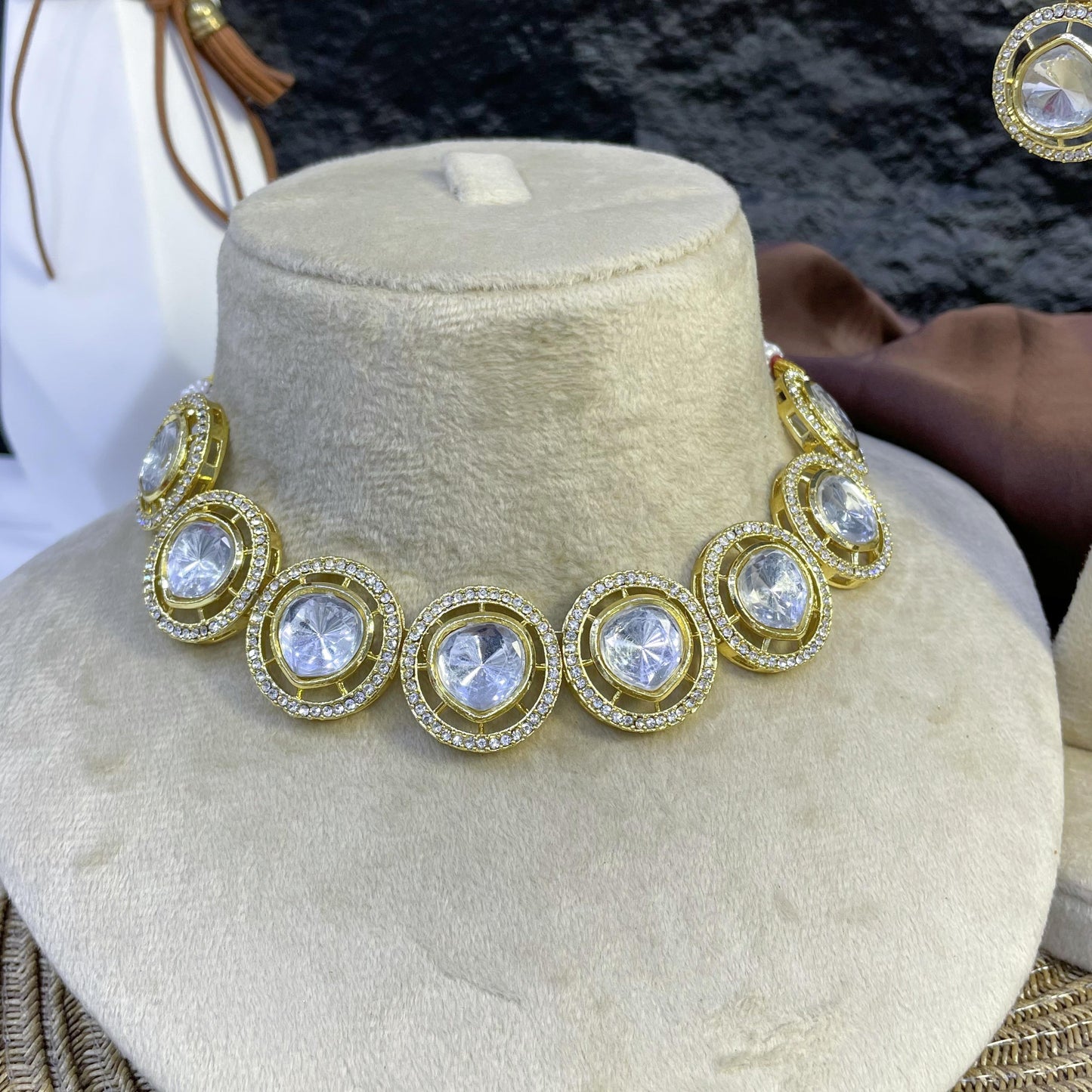ROYAL CHAKRA PETAL KUNDAN NECKLACES