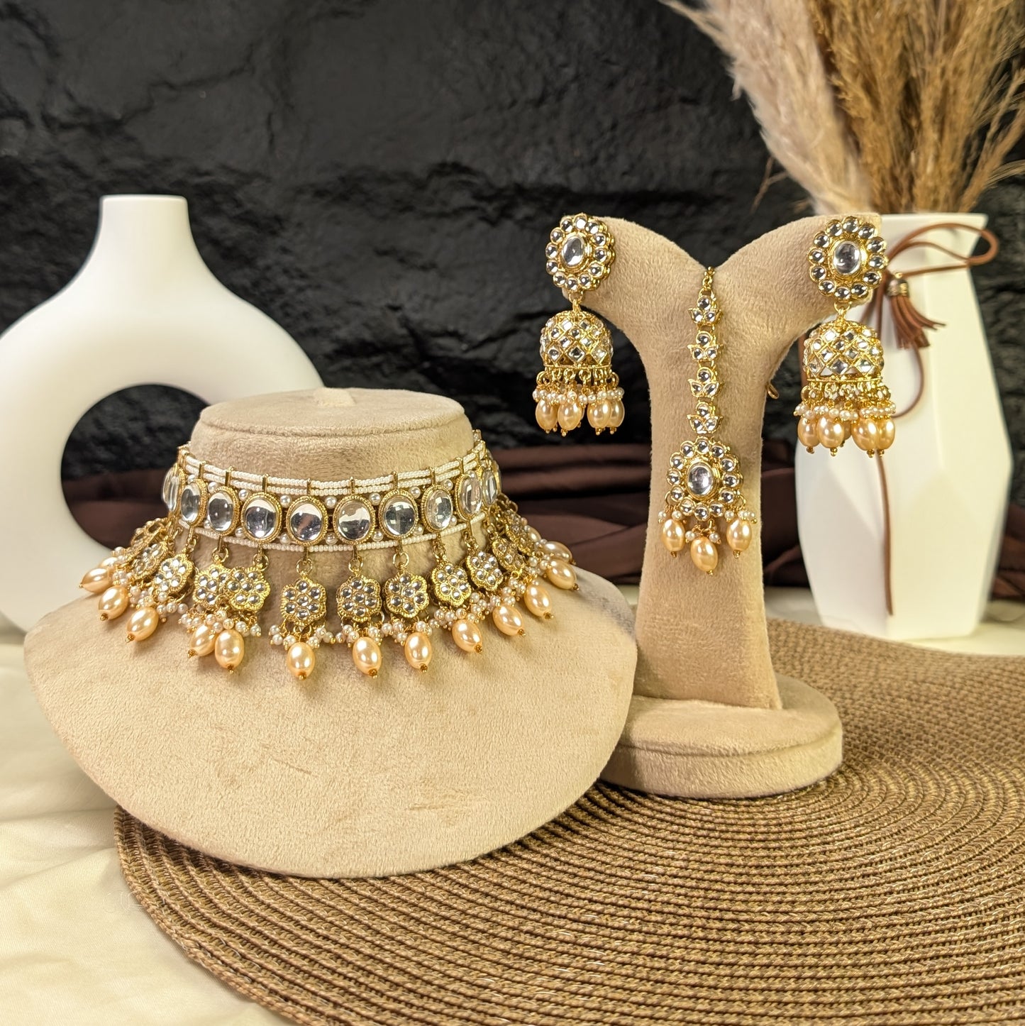 Royal jharokha kundan necklace