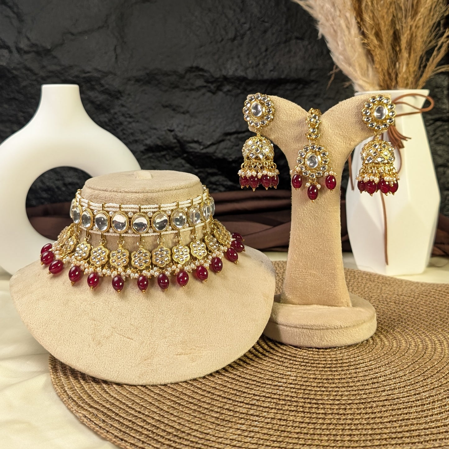 Royal jharokha kundan necklace